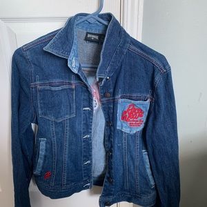 Retro Rocawear denim jean jacket